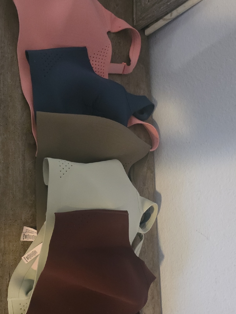 Victoria's Secret Pink Navy Olive Mint and Burgundy Seamless Bras (5 Pack)